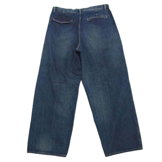 GRAPHPAPER グラフペーパー 25SS GU251-40188DB Selvage Denim TwoTuck Pants セルヴィッジ デニム ツータック パンツ インディゴブルー系 3【中古】