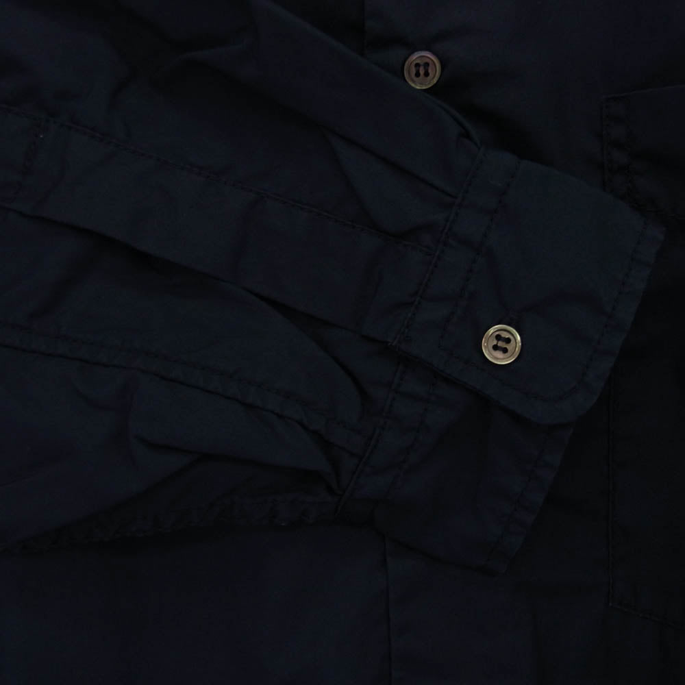GRAPHPAPER グラフペーパー 20AW GM202-50606D THE DIVERSE ダイバーズ別注 Double Face Cotton Broad Shirt ダブルフェイス コットンブロード 長袖 シャツ ネイビー系 1【中古】