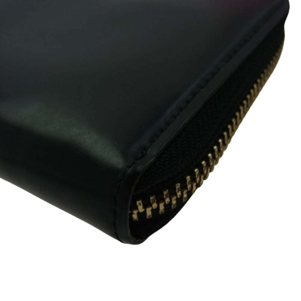 COCOMEISTER ココマイスター コードバン ラウンドジップ 長財布 ロングウォレット ブラック系【中古】