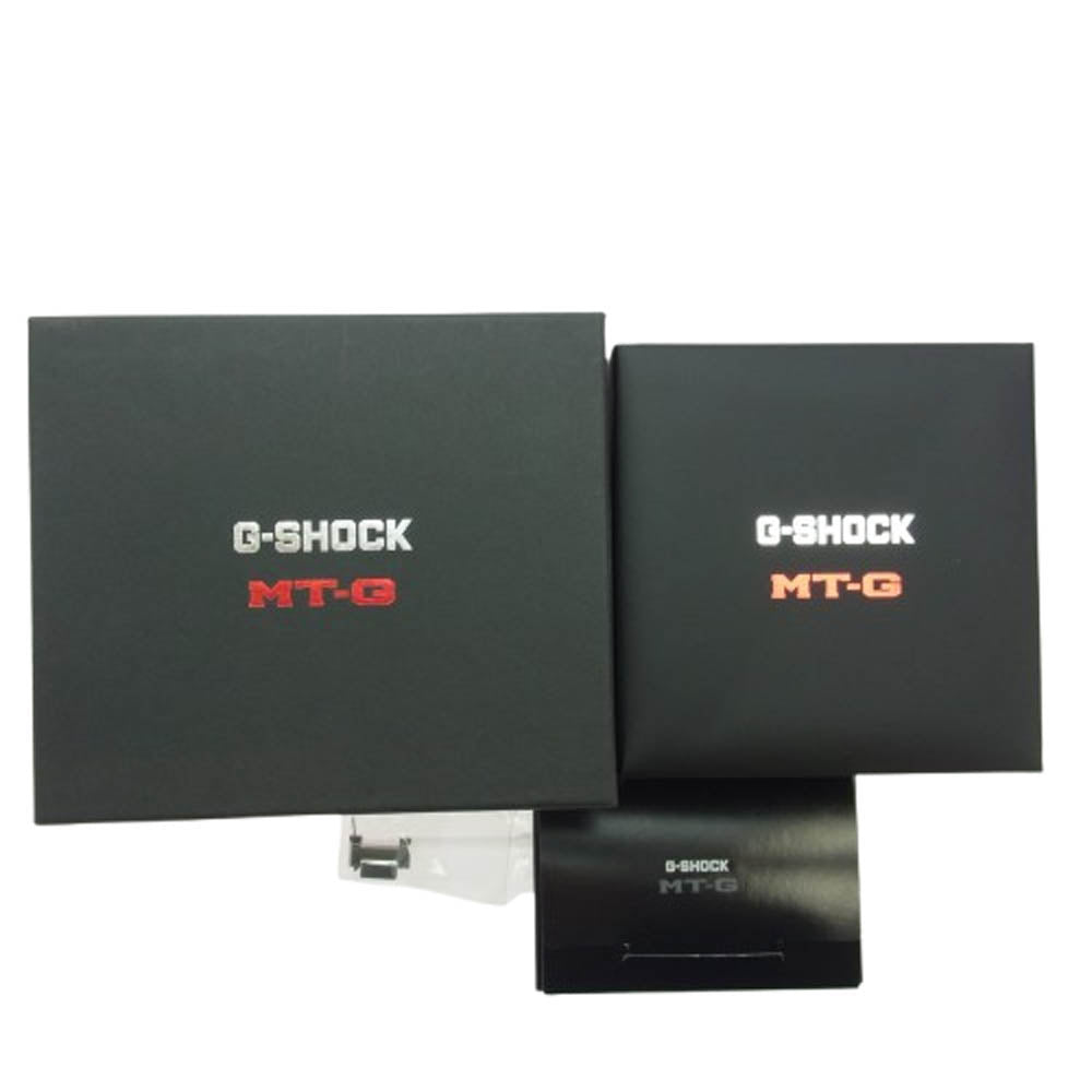 G-SHOCK ジーショック MTG-G1000D-1AJF MT-G SS GPS 電波ソーラー 腕時計 シルバー系【中古】