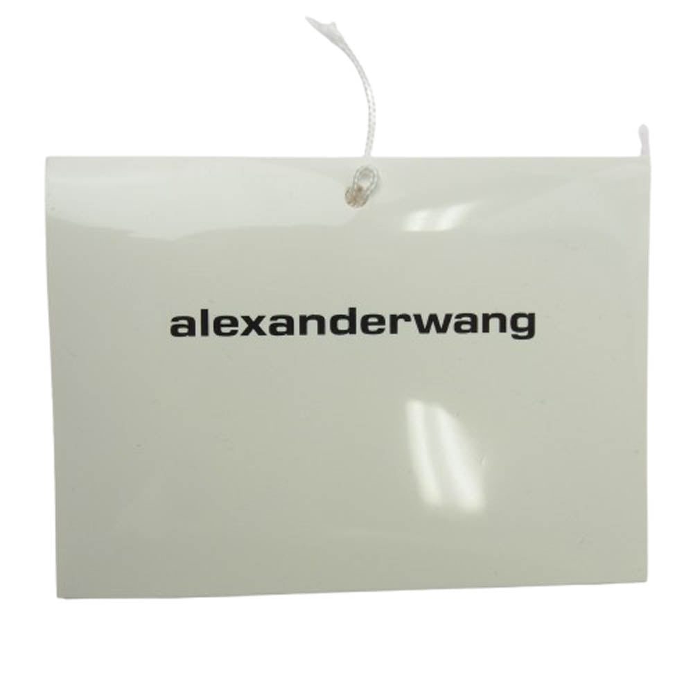 Alexander Wang アレキサンダーワン UWC1259022 ロゴ 刺繍 コットン ベースボール キャップ ブラック ブラック系【中古】