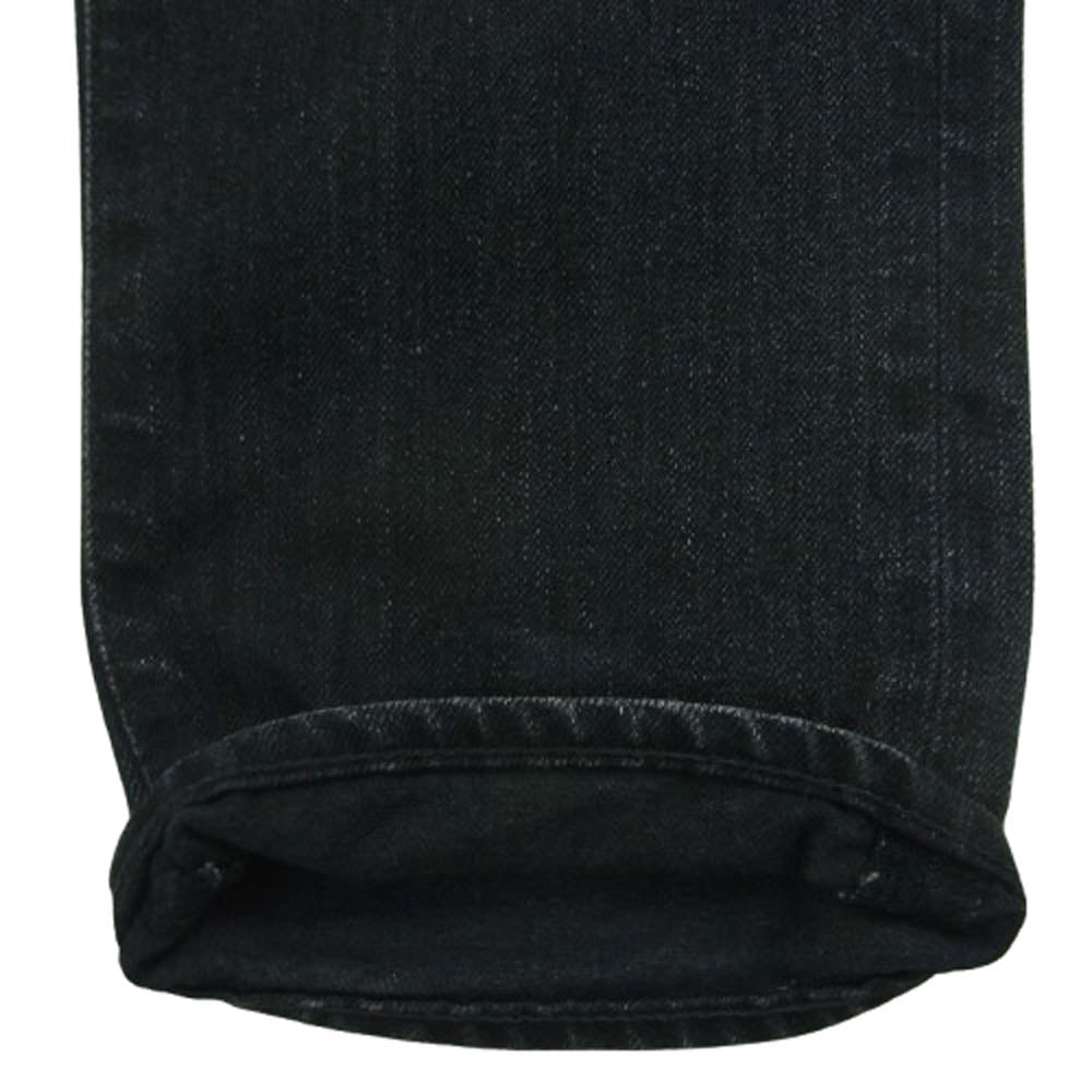ジョンエリオット ボタンフライ ブラック デニム パンツ コットン ポリウレタン 日本製 ブラック系 30【中古】
