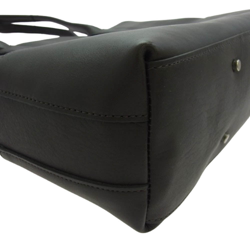 aniary アニアリ 36-02003 Leather Tote レザー トートバッグ チャコールグレイ系【新古品】【未使用】【中古】