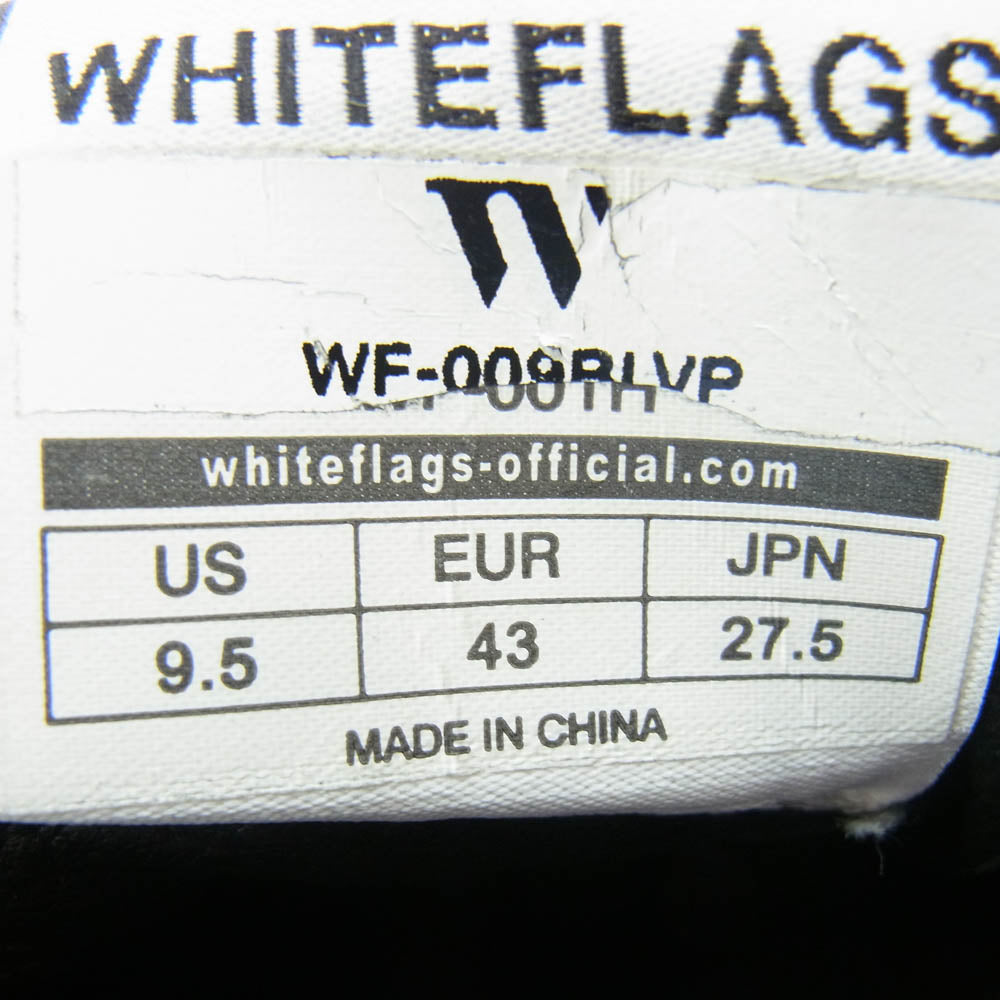 ISAMUKATAYAMA BACKLASH イサムカタヤマバックラッシュ WF-009BLVP WHITEFLAGS ホワイトフラッグス デニム スニーカー インディゴブルー系 27.5cm【中古】