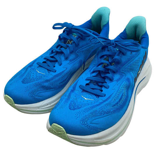 HOKA ONE ONE ホカ オネオネ 1162030 HSK M CLIFTON 10 クリフトン ランニングシューズ ローカット スニーカー ブルー系 28.5cm【中古】