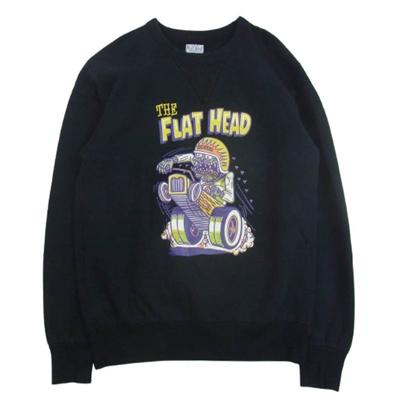 ザ・フラットヘッド トレーナー 長袖 THE FLAT HEAD THE FLAT HEAD ザフラットヘッド 長袖スウェットトレーナー