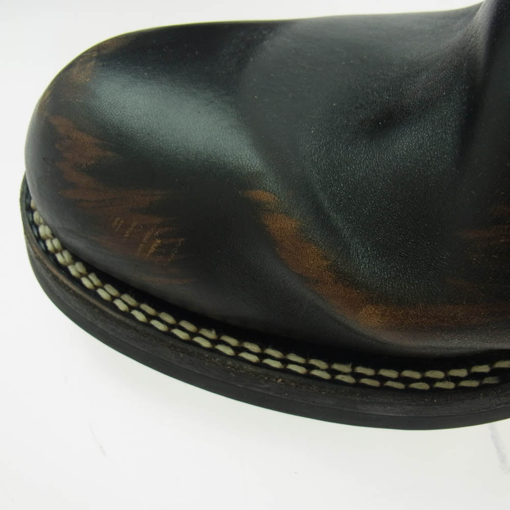 THE FLAT HEAD ザフラットヘッド ホースハイド エンジニアブーツ ダークグレー系【中古】