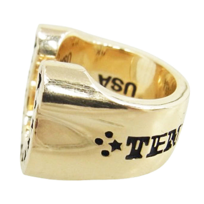 テンダーロイン　ホースシューリング　8k ゴールド　10号 TENDERLOIN H•S LING GOLD/STON E (10号) テンダーロイン】ホース