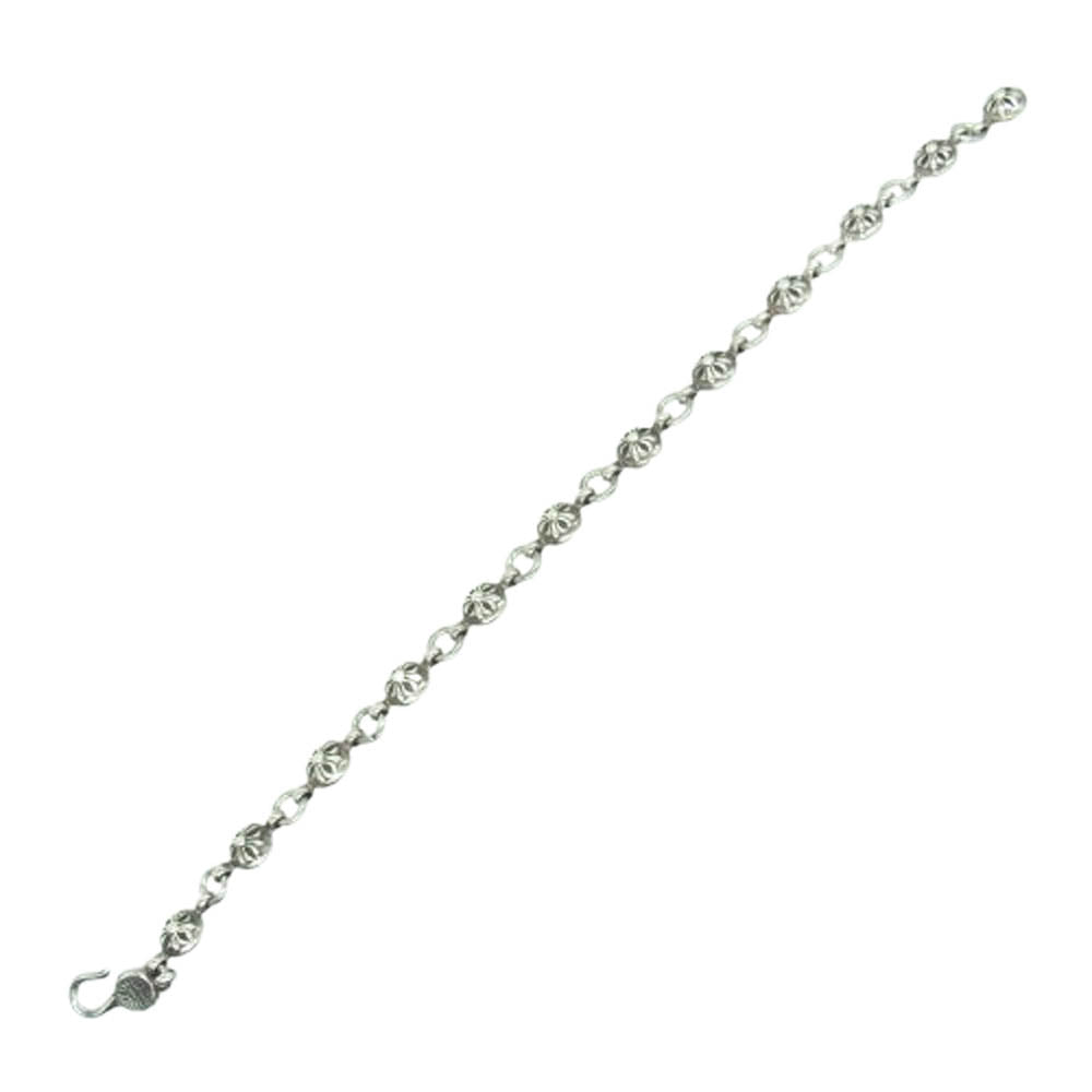 CHROME HEARTS クロムハーツ(原本無) NO1 BALL #1 クロスボール ブレスレット シルバー系【中古】