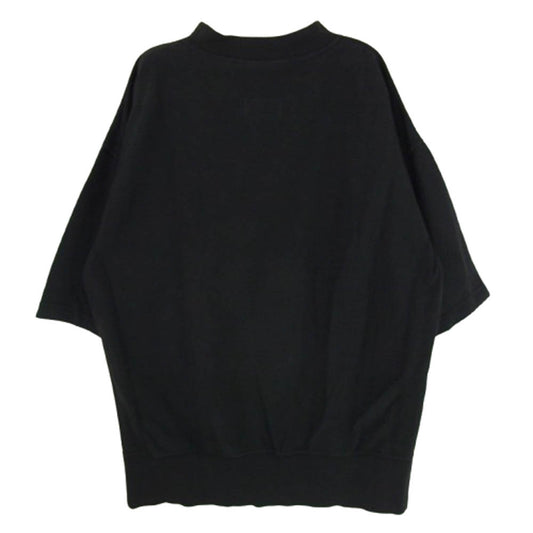 Champion チャンピオン C8-N304 monkey time REVERSE WEAVE モンキータイム リバースウィーブ モックネック 半袖 Tシャツ ブラック系 M【中古】