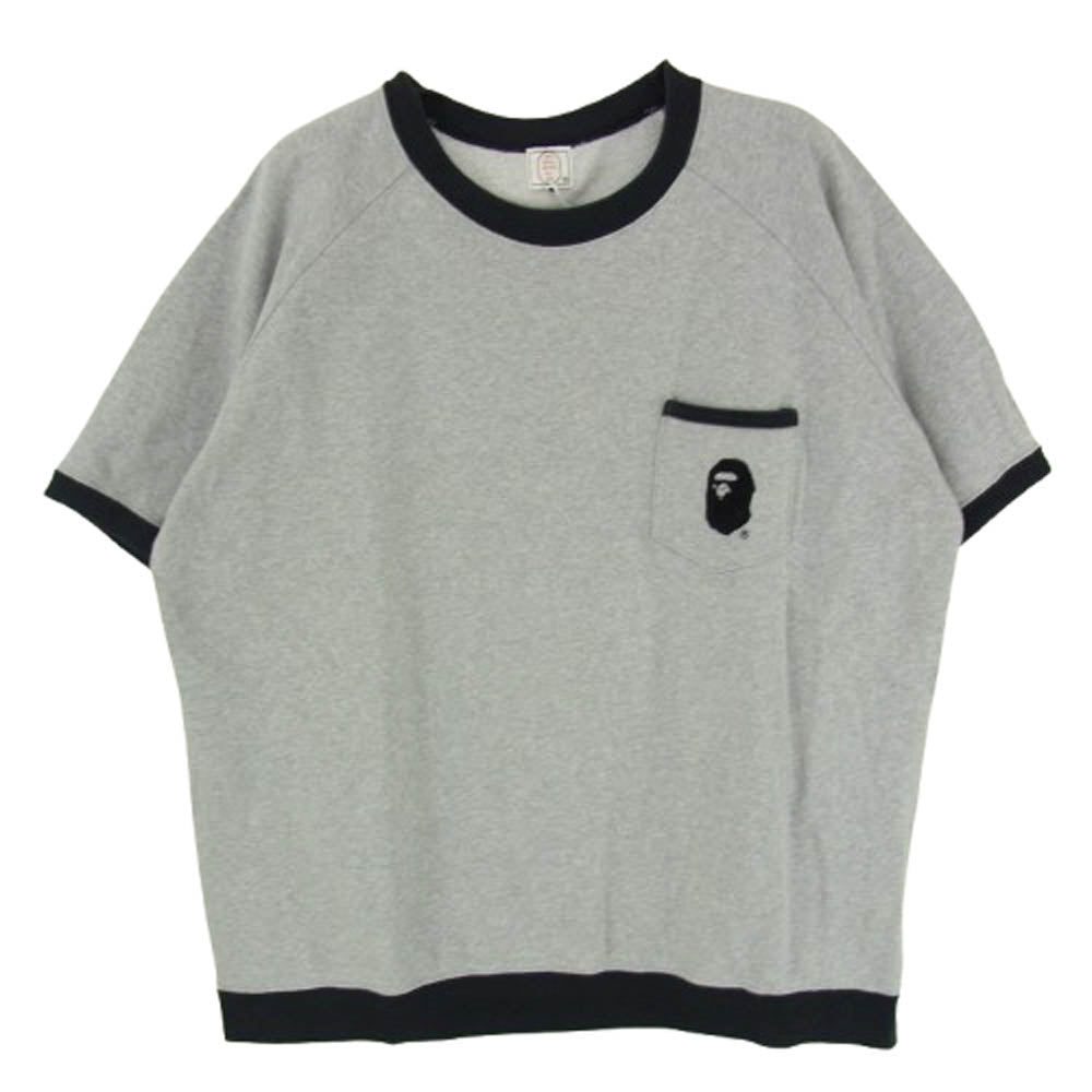 A BATHING APE アベイシングエイプ 初期タグ サルワッペン リンガー 