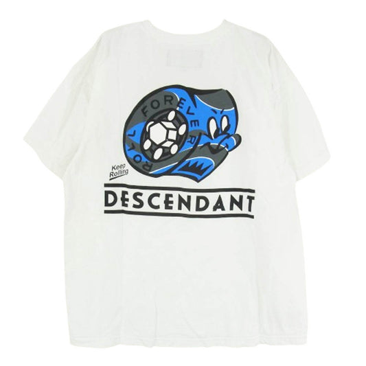 DESCENDANT ディセンダント 25SS 251ATDS-STM03S KID BEARING SS キッズベアリング 半袖 Tシャツ カットソー ホワイト系 2【中古】