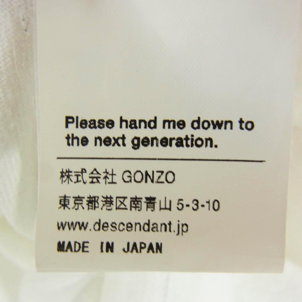 DESCENDANT ディセンダント 25SS 251ATDS-STM03S KID BEARING SS キッズベアリング 半袖 Tシャツ カットソー ホワイト系 2【中古】