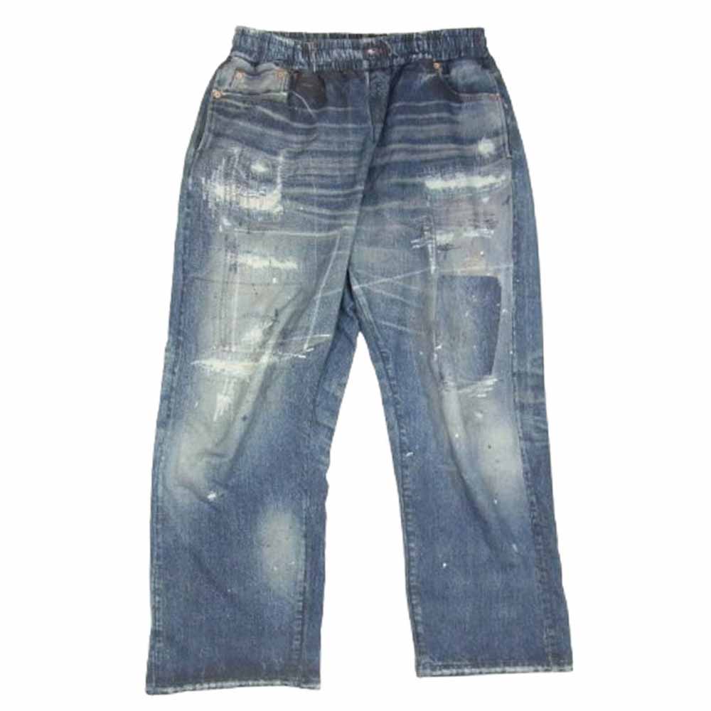 SAPEUR サプール SWEAT PANTS Lot.5550xx転写 デニム スウェット