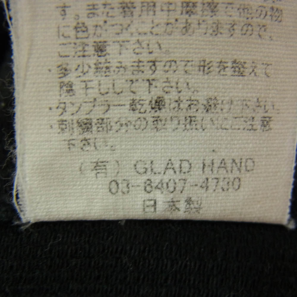 GANGSTERVILLE ギャングスタービル GSV-16-SS-06 GENUINE SKULL - VEST ロゴ缶バッチ付 ピケ コット ベスト ブラック系 M【中古】