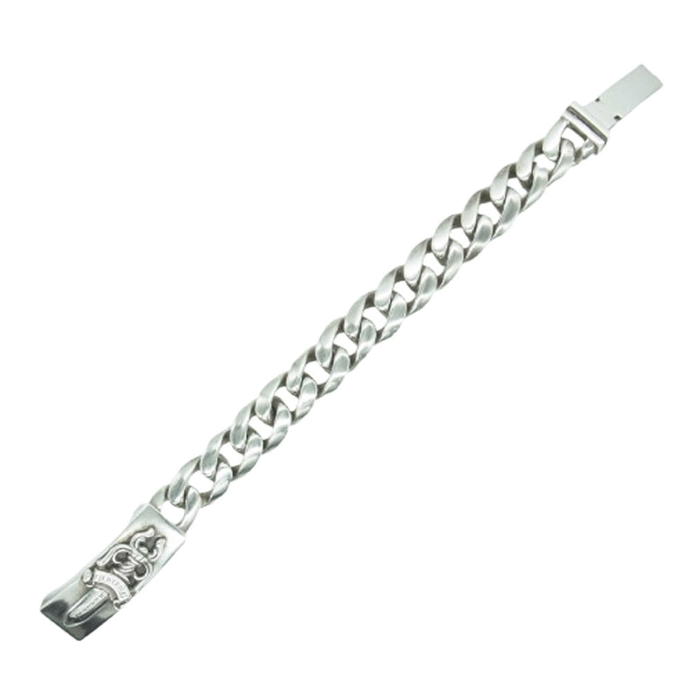 CHROME HEARTS クロムハーツ(原本無) 13LINK ID DAGGER ダガー ID クラシック リンク ブレスレット 13リンク シルバー系【中古】