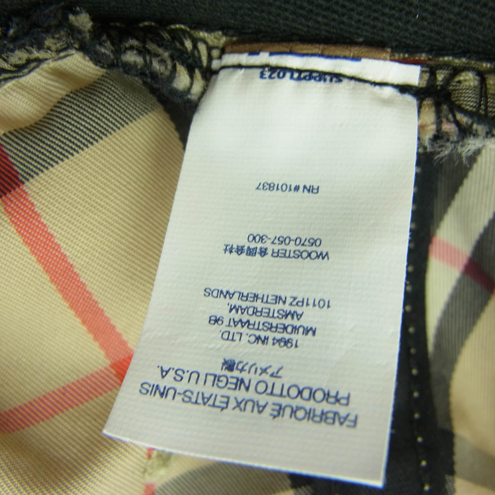 Supreme シュプリーム 22SS × Burberry Crusher Hat クラッシャー ハット ブラウン系【中古】