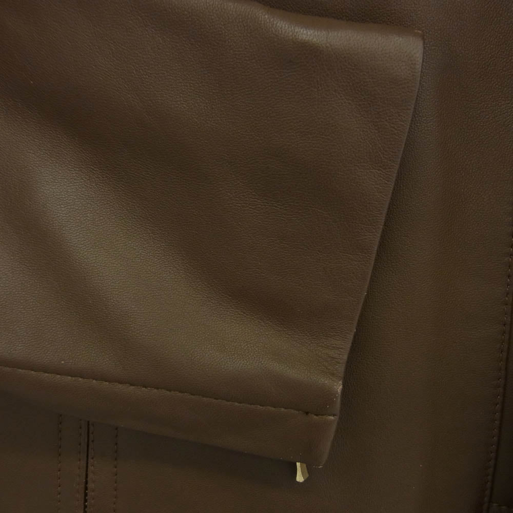JOURNAL STANDARD ジャーナルスタンダード 2-2040-0601-3 レザー シングル ライダースジャケット ブラウン系【美品】【中古】