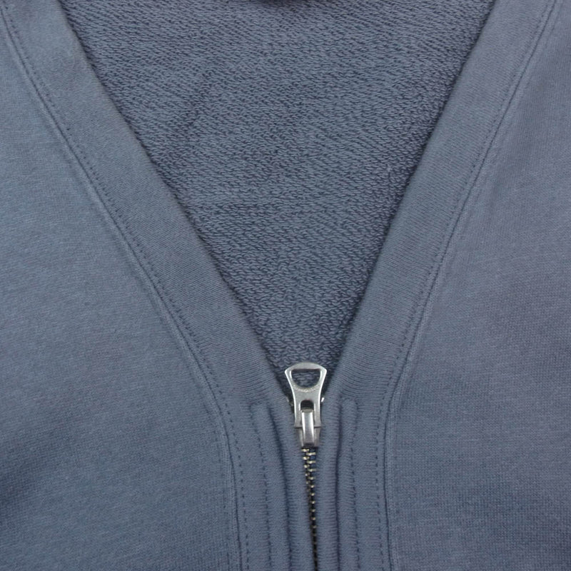 LOOPWHEELER ループウィラー スウェット カーディガン グレー M LOOPWHEELER ループウィラー カーディガン EXTRA LIGHT スウェット