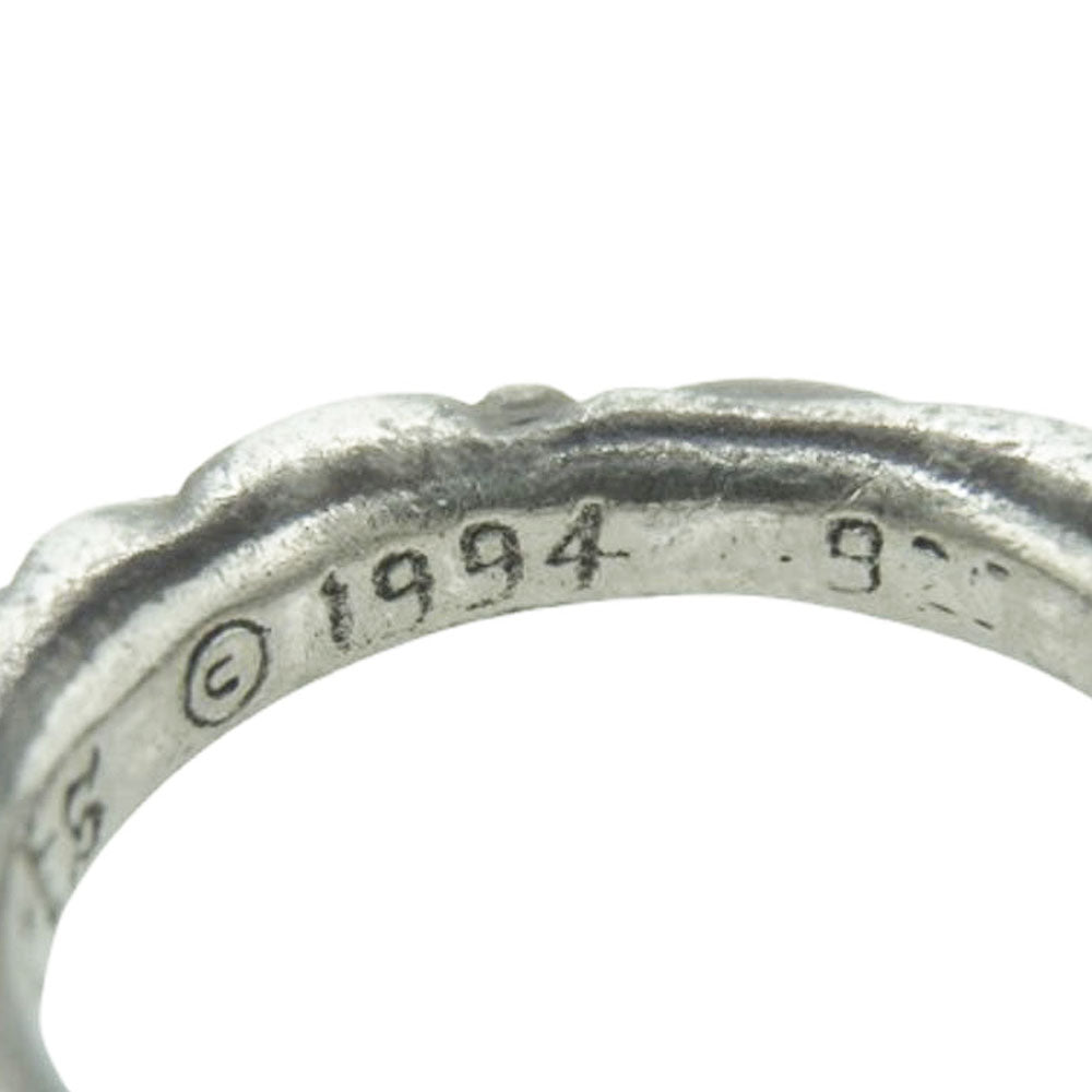 CHROME HEARTS クロムハーツ(原本無) SCRL BAND スクロールバンド リング シルバー系 13号【中古】