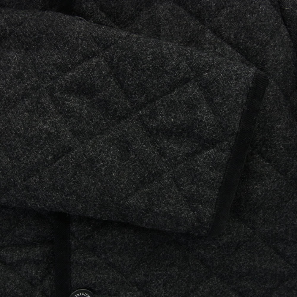 Traditional Weatherwear トラディショナルウェザーウェア 142AP-1001B ウール キルティング ジャケット グレー系 ブラック系 36【中古】