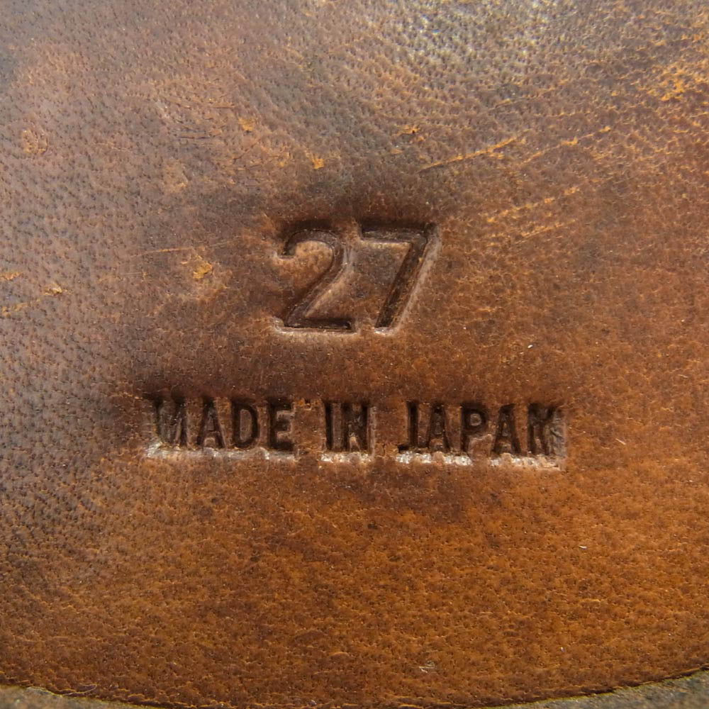 MIHARA YASUHIRO ミハラヤスヒロ スタッズレザーブーツ カーキスエード系 ブラウン系 カーキ系 27cm【中古】