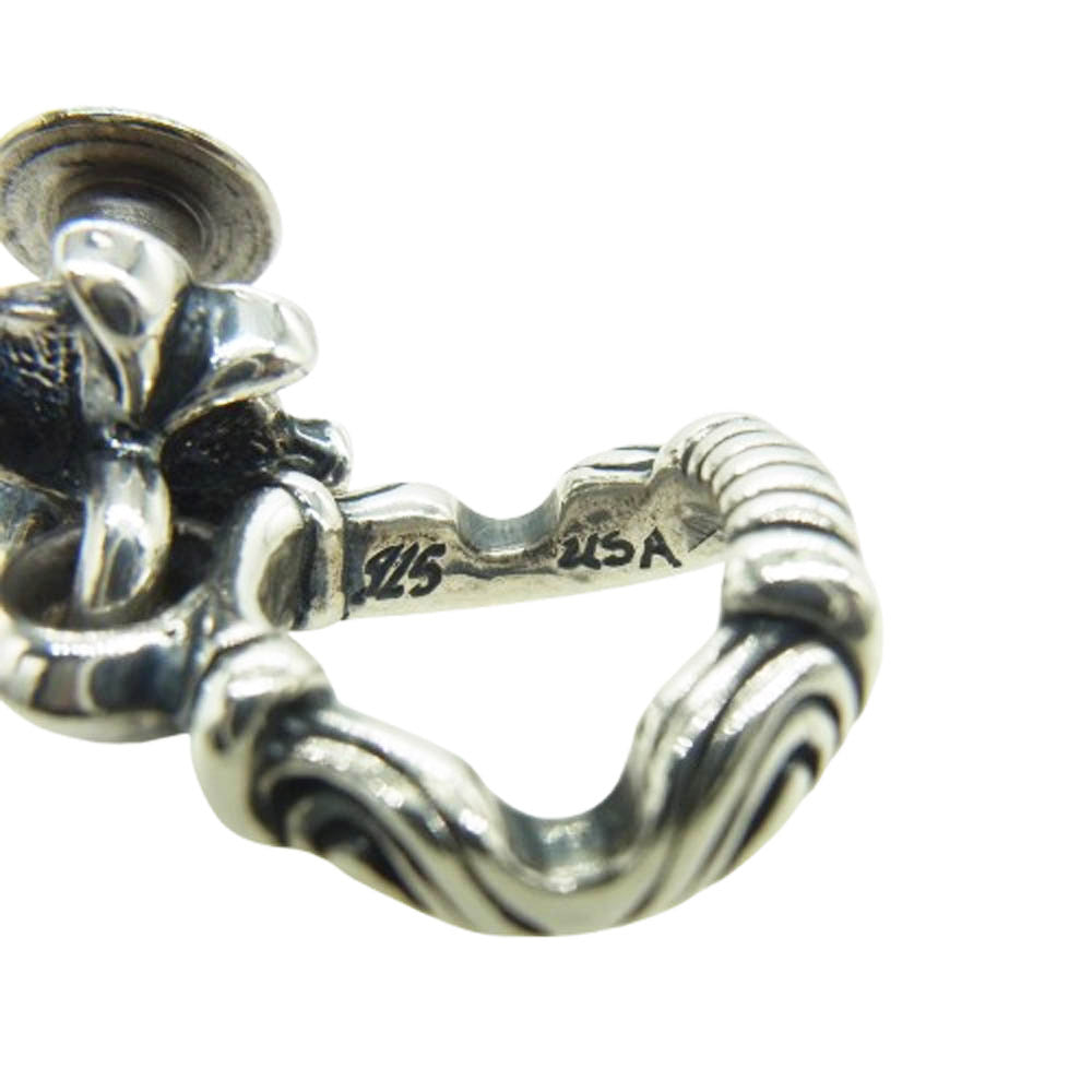 TRAVIS WALKER トラヴィスワーカー クロス ウォレットリング シルバー系【中古】