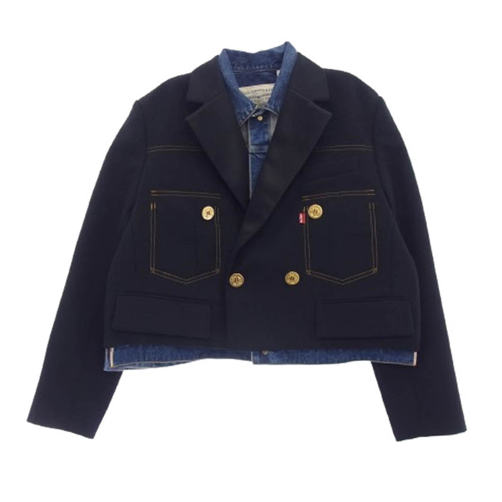 【M、試着のみ新品】リーバイス 25SS 新作　デニムブレザー 楽天市場】デニム ブレザー／リーバイス（Levi's） : 丸井（マルイ