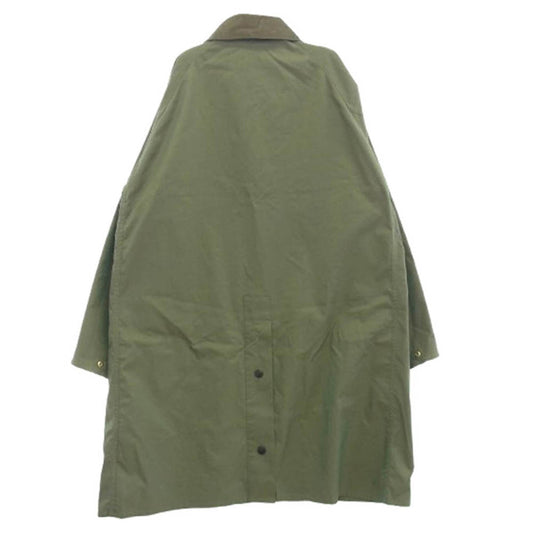 Barbour バブアー 231MCAS064 EDIFICE別注 エディフィス OVERSIZED BURGHLEY バーレイ コート 玉虫色系 40【中古】