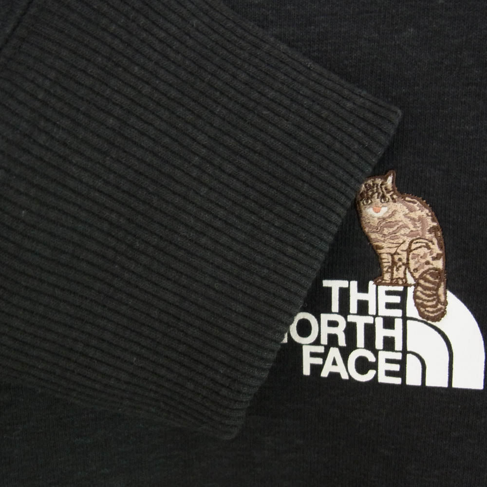 THE NORTH FACE ノースフェイス NT12536 ZOO PICKER CREW ズーピッカー クルー スウェット ブラック系 L【新古品】【未使用】【中古】