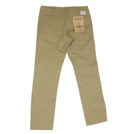 ONI DENIM 鬼デニム ONI718CH-KHB Chino Pants Khaki Beige チノパンツ ブラウン系 31【新古品】【未使用】【中古】