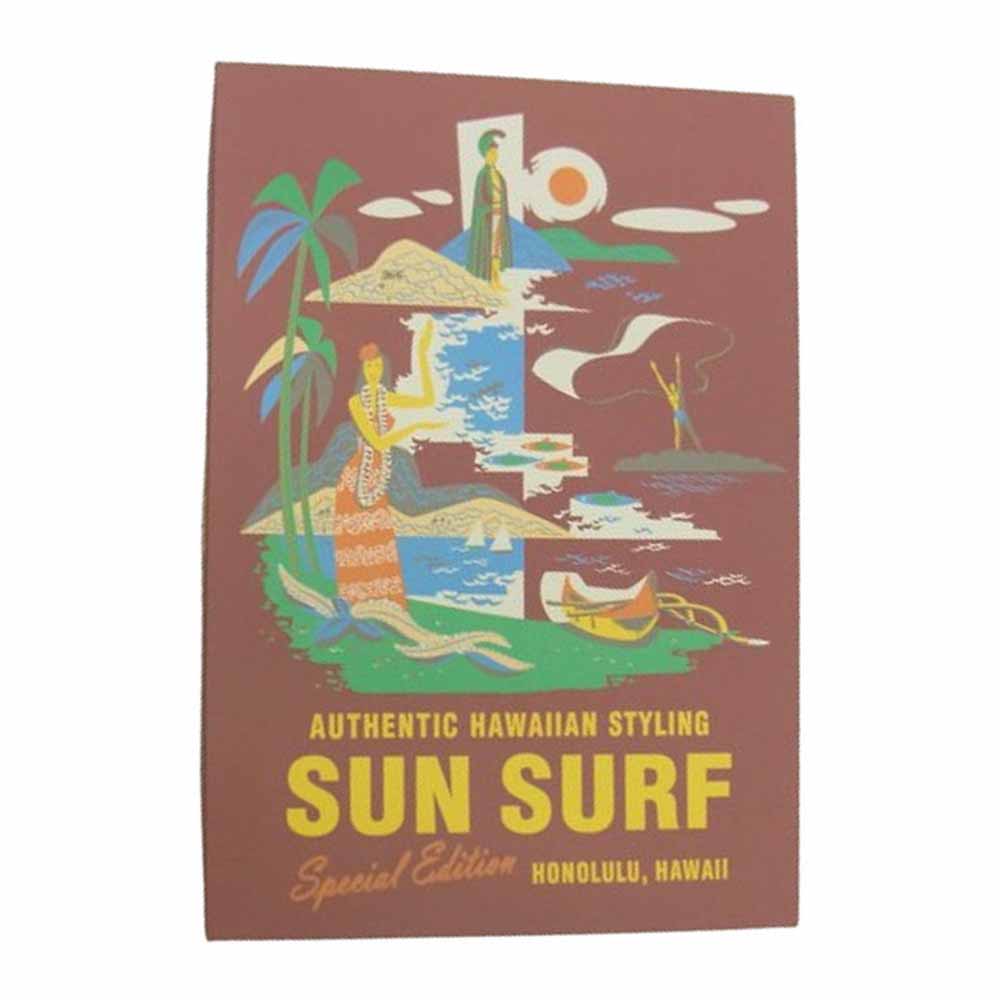 SUN SURF サンサーフ SS39231 SP スペシャル FLOWER BLOOMING FOLKTALE K・イソシマ商店実名復刻 ハレ アロハ 高砂 ハワイアン シャツ ペールイエロー系 XL【新古品】【未使用】【中古】