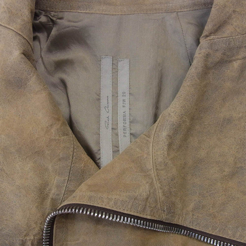 Rick Owens リックオウエンス 20AW RU20F3768-LBI BAUHAUS LEATHER