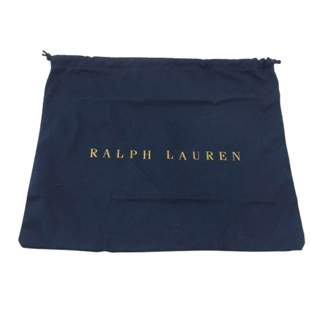 RALPH LAUREN ラルフローレン コンチョ付き スエード フリンジ メディスンバッグ ショルダーバッグ ブラウン系【中古】