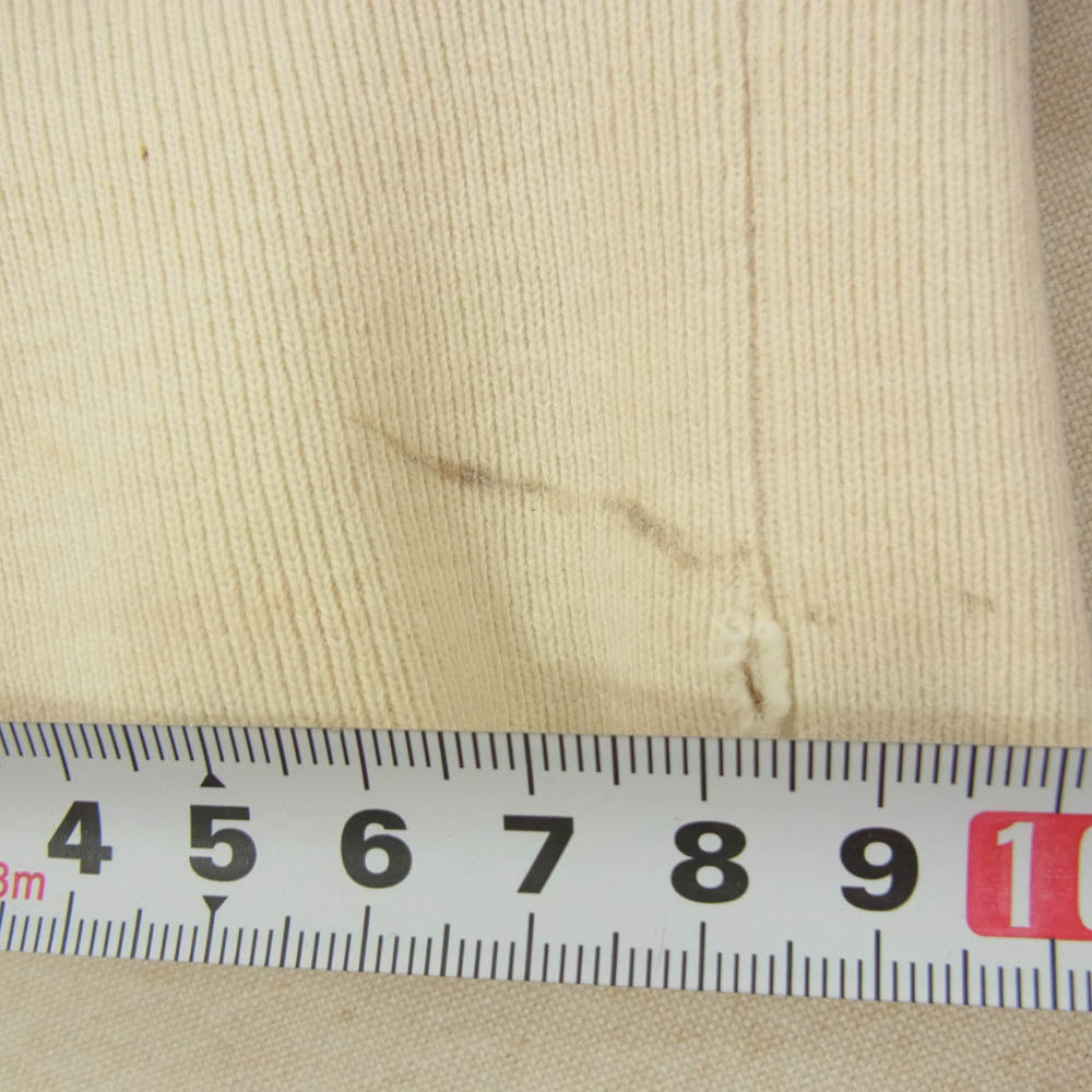 A BATHING APE アベイシングエイプ ロゴワッペン ボーダー ジップ パーカー フーディ ダークネイビー系 L【中古】