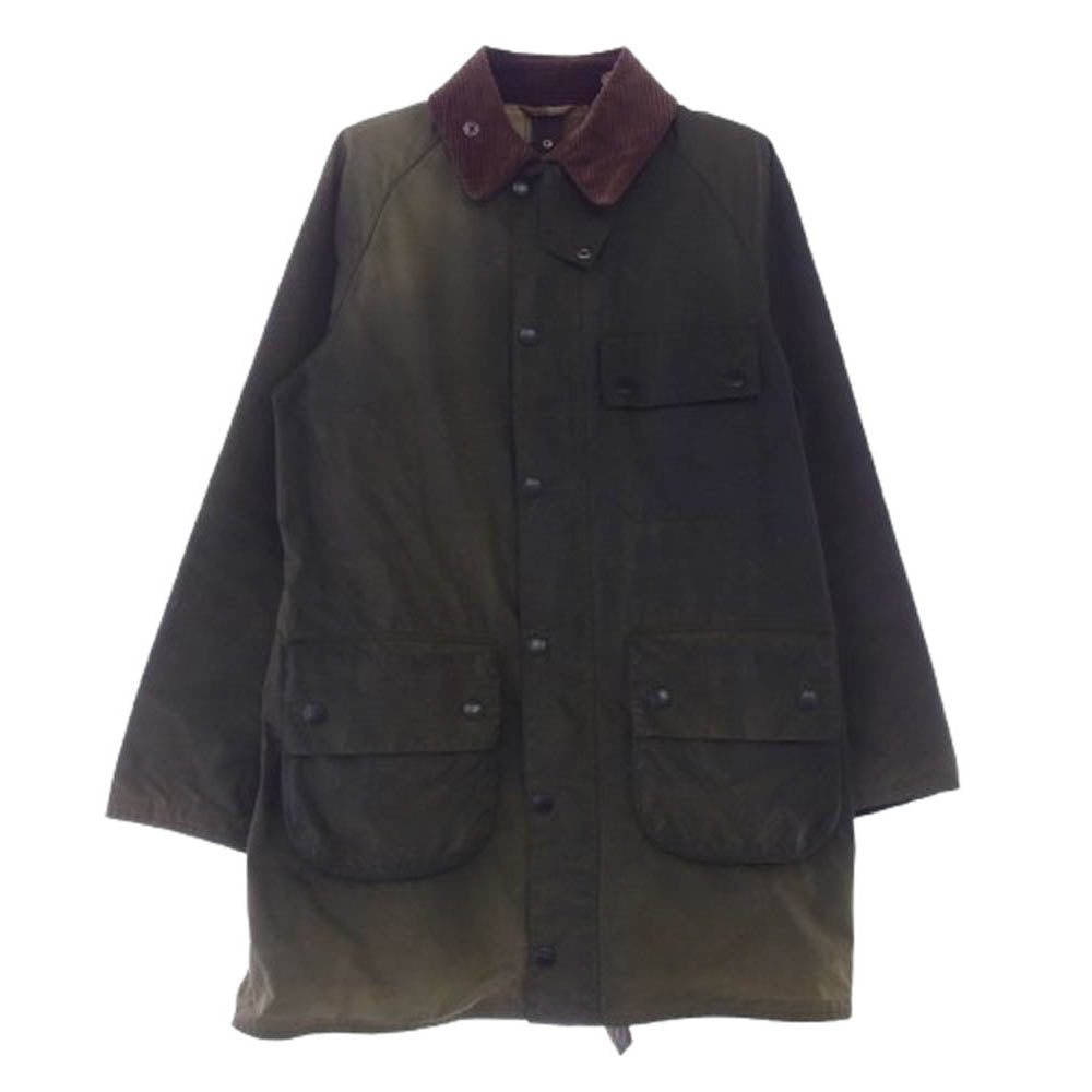 Barbour バブアー MWX1041SG51 SOLWAY ZIP ソルウェイジップ オイルド ジャケット カーキ系 38【中古】 Barbour バブアー MWX1041SG51 SOLWAY ZIP ソルウェイジップ オイルド