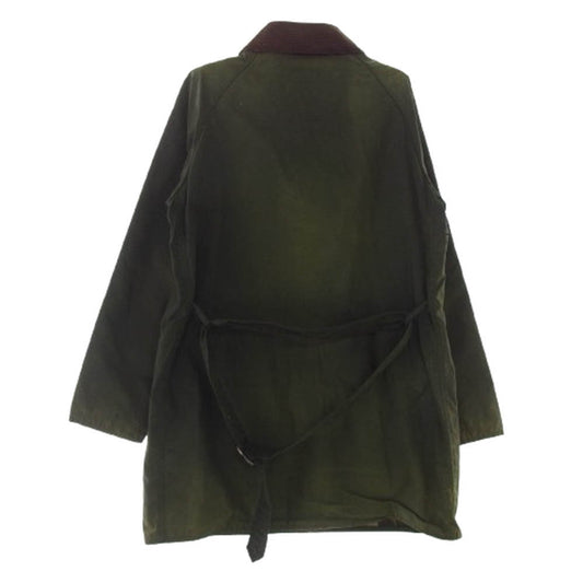 Barbour バブアー MWX1041SG51 SOLWAY ZIP ソルウェイジップ オイルド ジャケット カーキ系 38【中古】