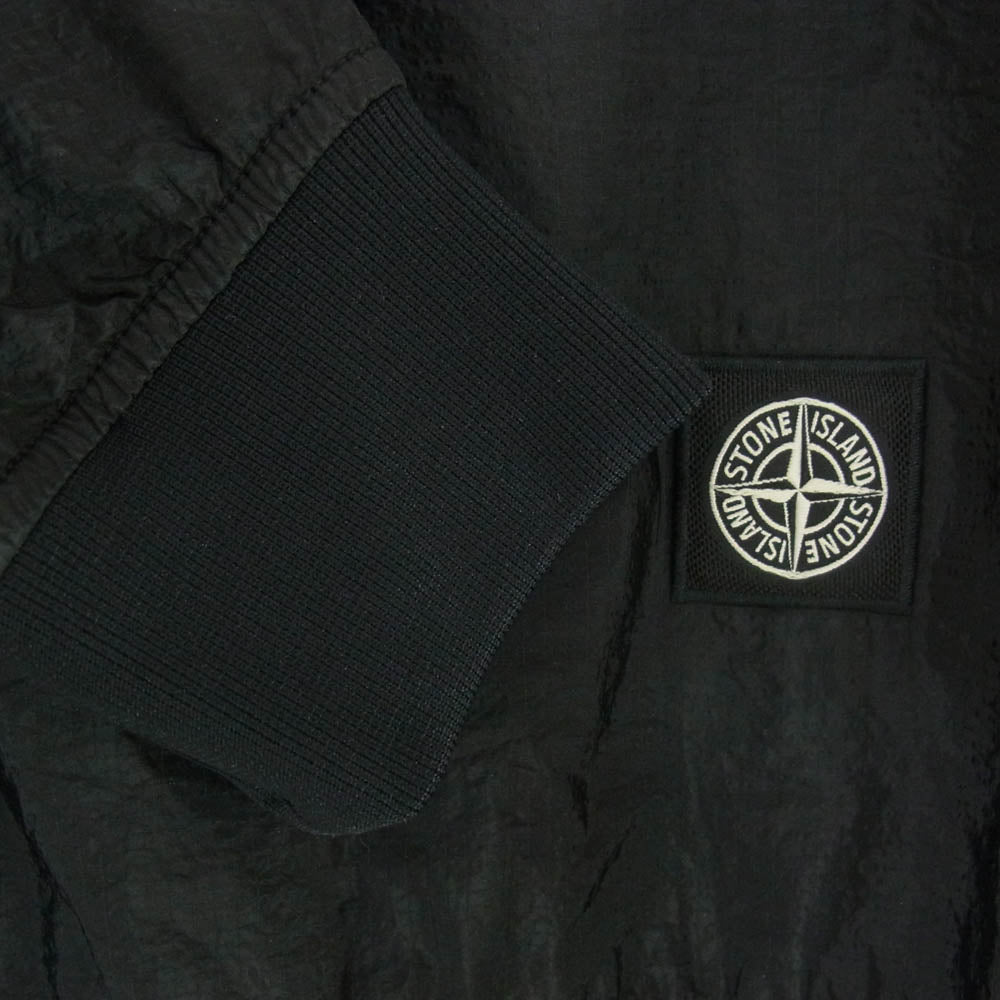 STONE ISLAND ストーンアイランド 711563036 Nylon Metal Watro Sweat ロゴ刺繍 ナイロン スウェット トレーナー ブラック系 M【中古】