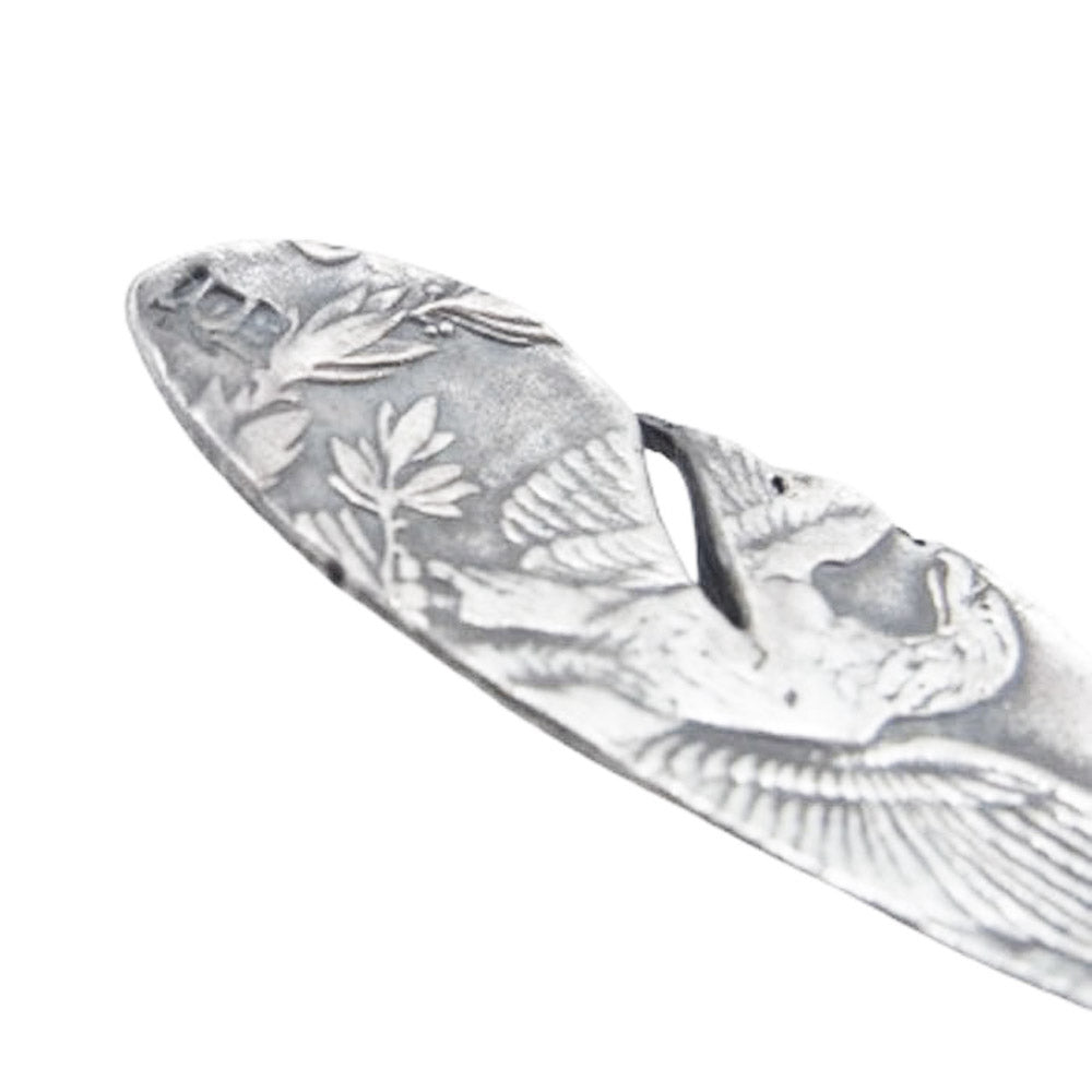 チョーク feather フェザー ペンダント トップ シルバー系【中古】