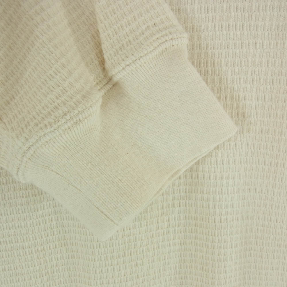 PORTER CLASSIC ポータークラシック H/W THERMAL TURTLENECK サーマル タートルネック 長袖 カットソー オフホワイト系 M【中古】