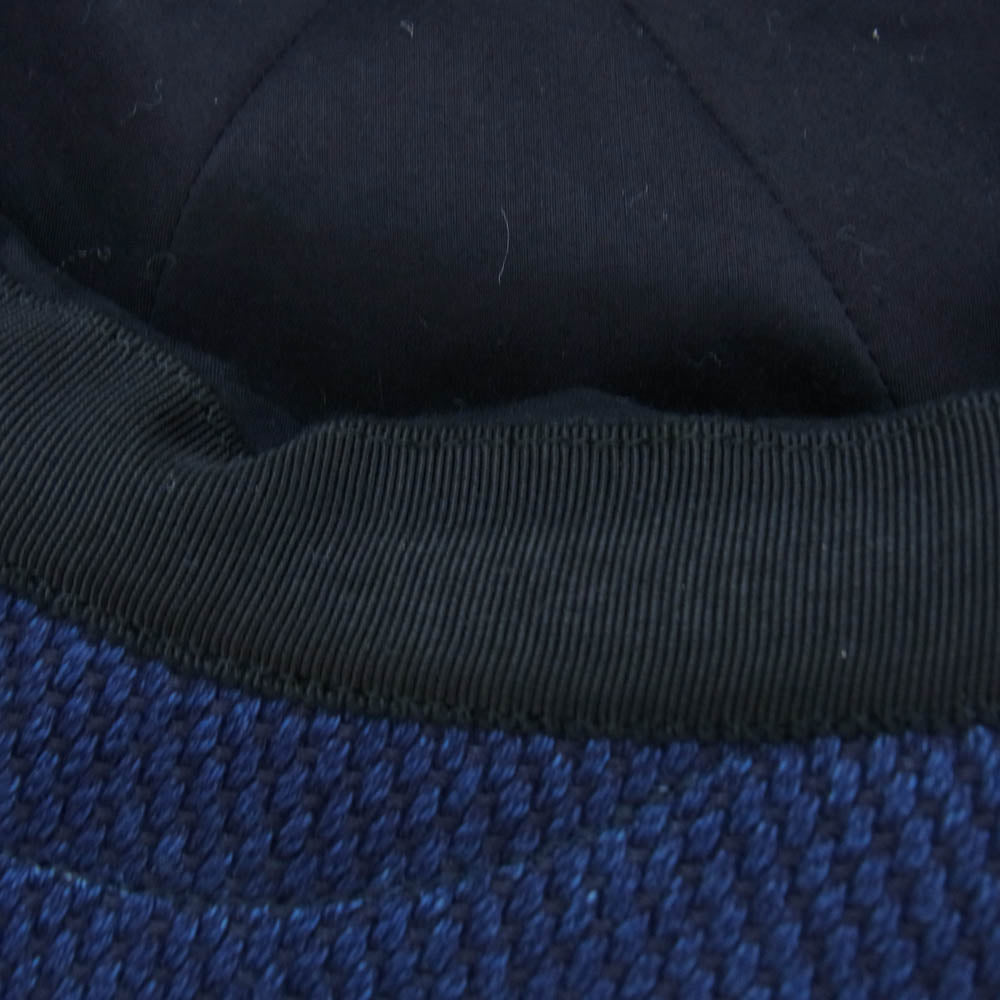 PORTER CLASSIC ポータークラシック PC KENDO CASQUETTE W/SILVER BUTTON 剣道 ケンドー キャスケット 帽子 ネイビー系【中古】