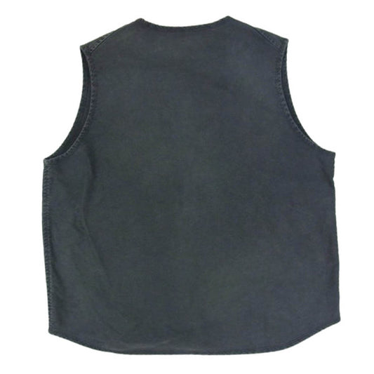 PORTER CLASSIC ポータークラシック VINTAGE TRAVELER PULLOVER VEST CUSTOM (MOLESKIN) ヴィンテージ トラベラー プルオーバー ベスト ブラック系 2【中古】