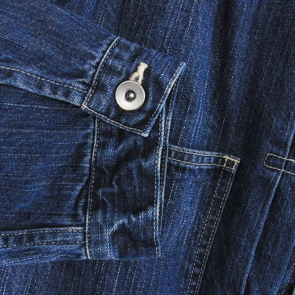 PORTER CLASSIC ポータークラシック STEINBECK DENIM JACKET スタインベック デニムジャケット インディゴブルー系 L【中古】