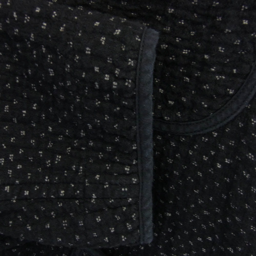 PORTER CLASSIC ポータークラシック NEW SASHIKO FRENCH JACKET 刺し子 ニューサシコ フレンチジャケット ブラック系 2【中古】