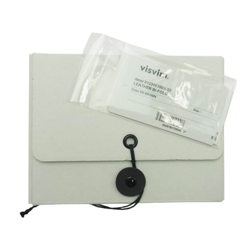VISVIM ビズビム 23SS 0123103003022 LEATHER BI-FOLD WALLET レザー ラウンド ウォレット 財布 ブラウン系【中古】