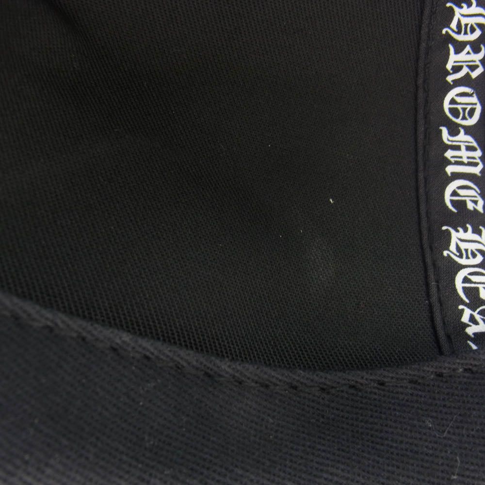 CHROME HEARTS クロムハーツ(原本無) Hollywood Corduroy Trucker Hat ハリウッド コーデュロイ トラッカーハット メッシュ キャップ クロスボール 帽子 ブラック系 OS【中古】