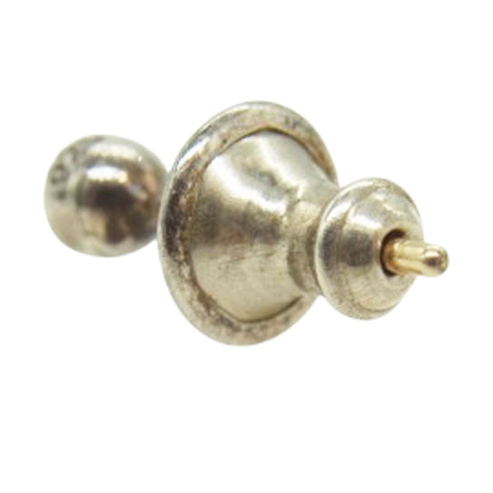 CHROME HEARTS クロムハーツ(原本無) STUD CRS BALL MINI ミニクロスボールスタッド ピアス シルバー系【中古】