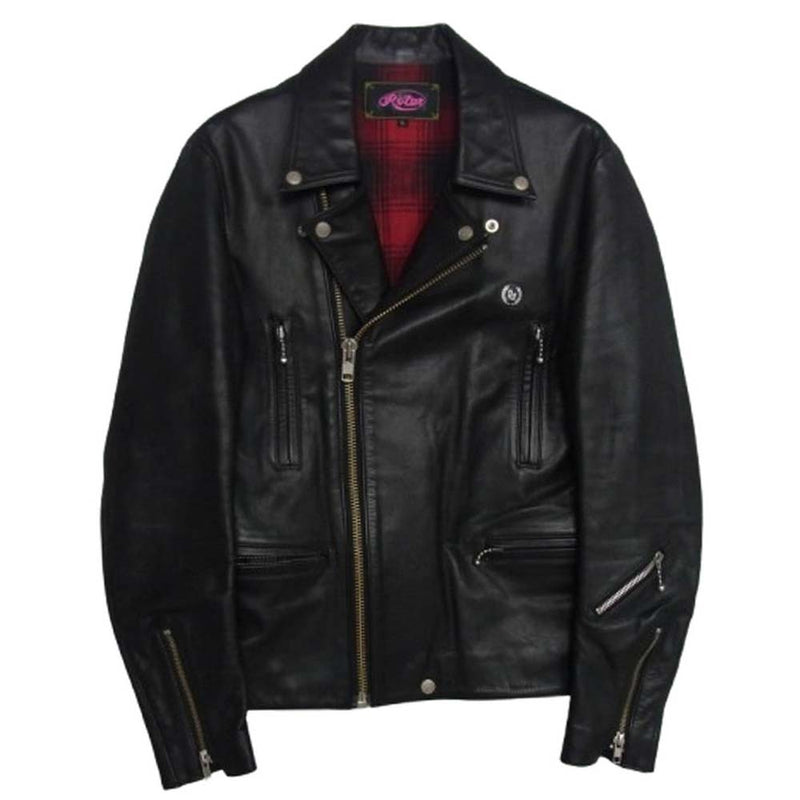 ROTAR ローター 710751005 ダブル ライダース 牛革 ジャケット