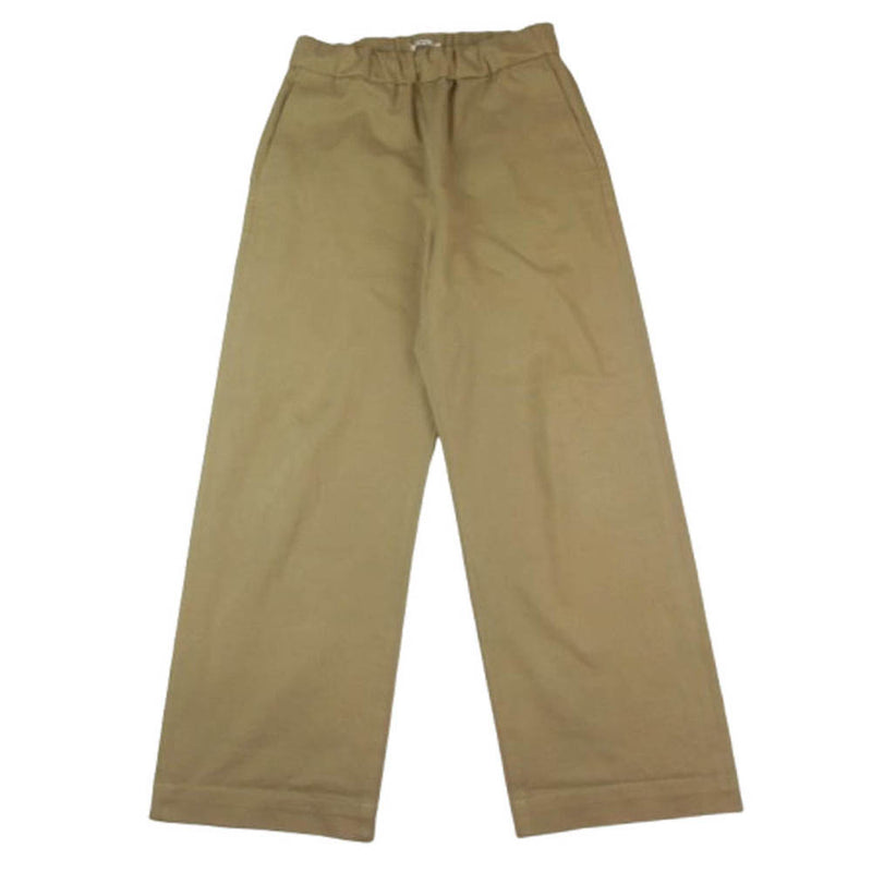 AURALEE オーラリー カーキ チノパン　サイズ0 タグ付き 新品 AURALEE オーラリー 23AW A23AP02ZC Washed Heavy Chino Easy