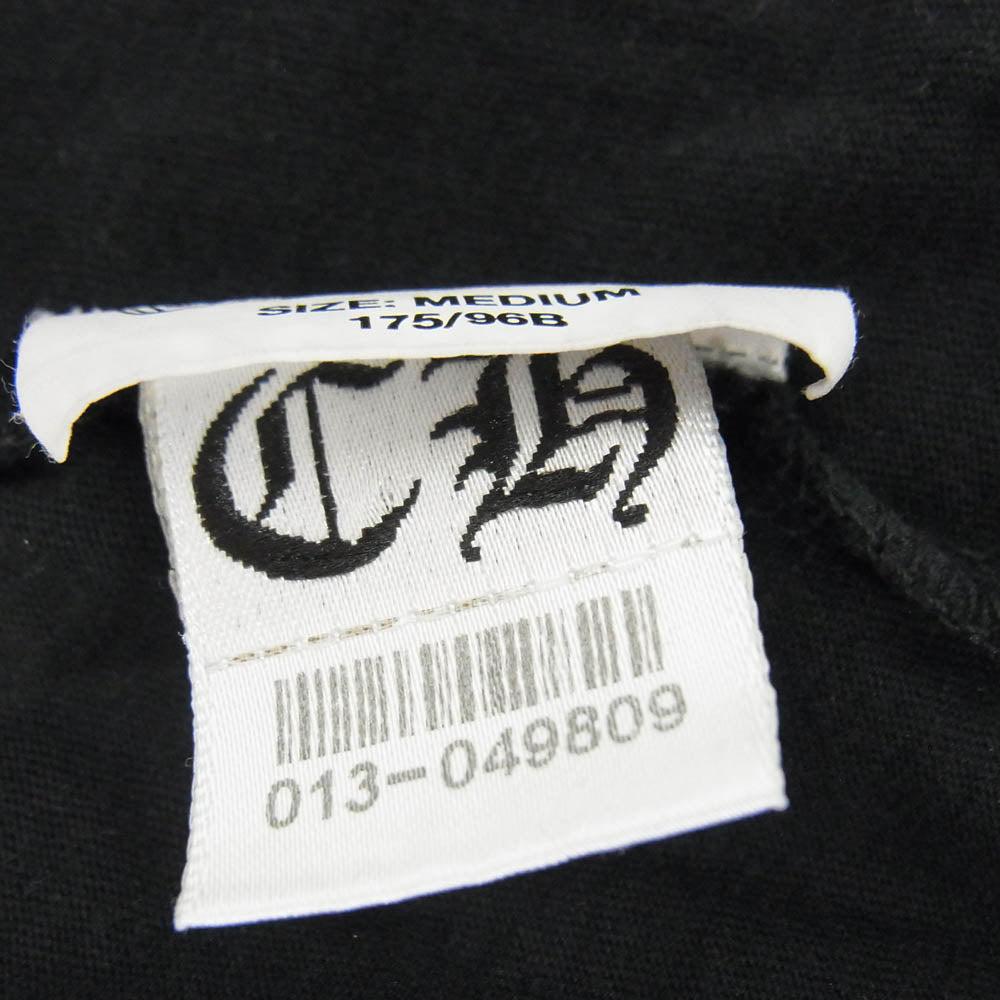CHROME HEARTS クロムハーツ(原本無) T Bar Tバー 半袖 Tシャツ カットソー ブラック系 M【中古】